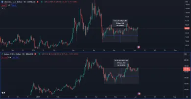 Porovnanie odrazu LTC a SOL
