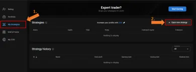 Vytvoriť stratégiu