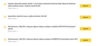 Binance misie na druhú polovicu júla