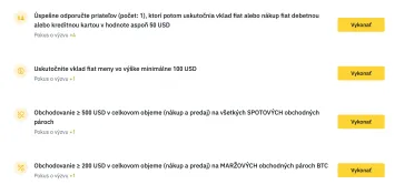 Binance misie na druhú polovicu júla