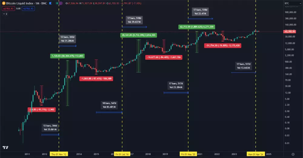 Bitcoin dlhodobo rastie