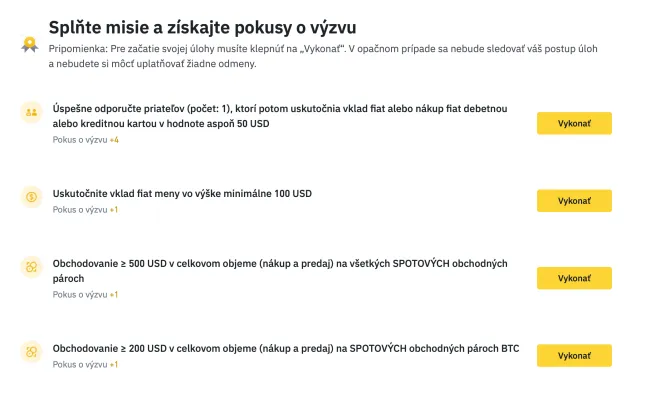 Misie Binance na júl