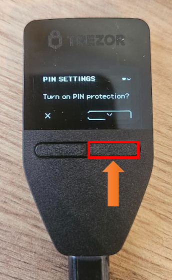 Nastavenie PIN-u v Trezore