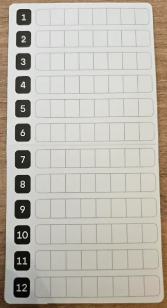 Papier na zapisovanie slov