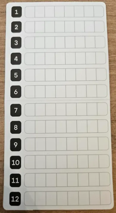 Papier na zapisovanie slov