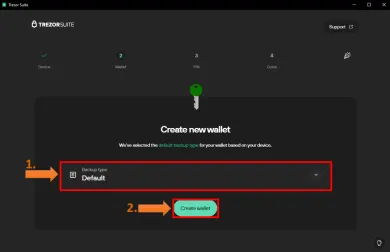 Výber typu peňaženky