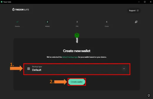 Výber typu peňaženky