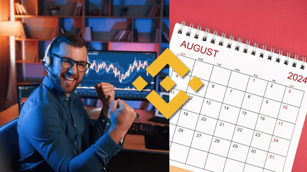 Binance misie na august