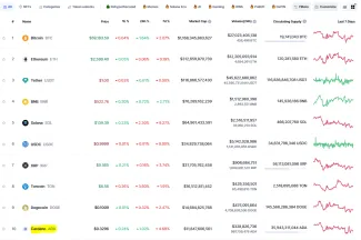 Cardano je 10. najväčšia kryptomena na svete