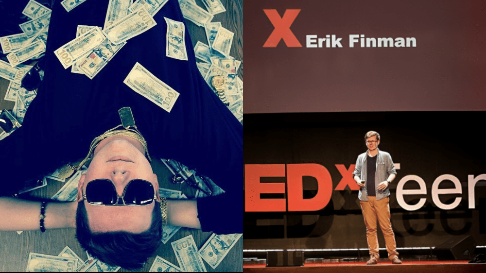 Erik Finman patrí medzi najmladších milionárov sveta