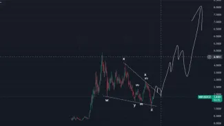 Graf vývoja ceny WIF