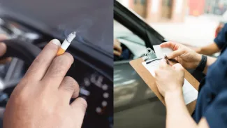 Kde hrozí za fajčenie za volantom pokuta?