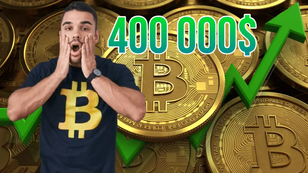 Bitcoin za 400 000 dolárov