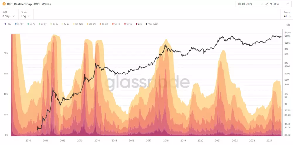 Krátkodobí držitelia Bitcoinu