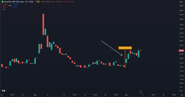 Nárast indexu volatility