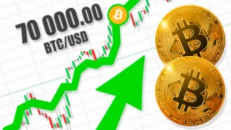 Bitcoin prekonal 68 000 dolárov
