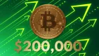 Bitcoin za 200 000 dolárov