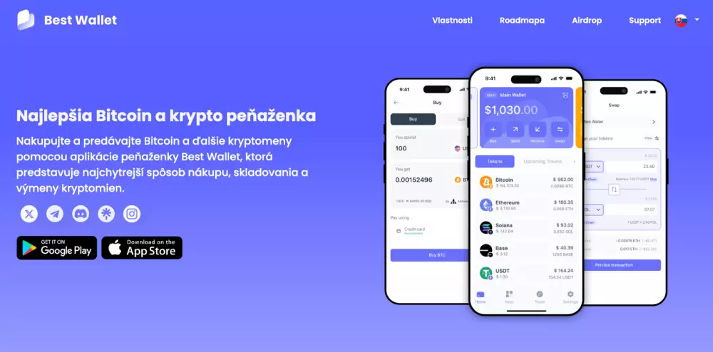 Kryptopeňaženka Best Wallet