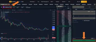 Nákup Celestia na BITmarkets