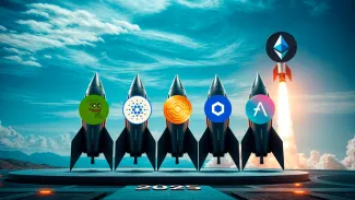 5 najlepších kryptomien na rok 2025