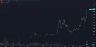 Bitcoin dlhodobo rastie