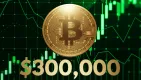 Bitcoin údajne dosiahne 300 000 dolárov