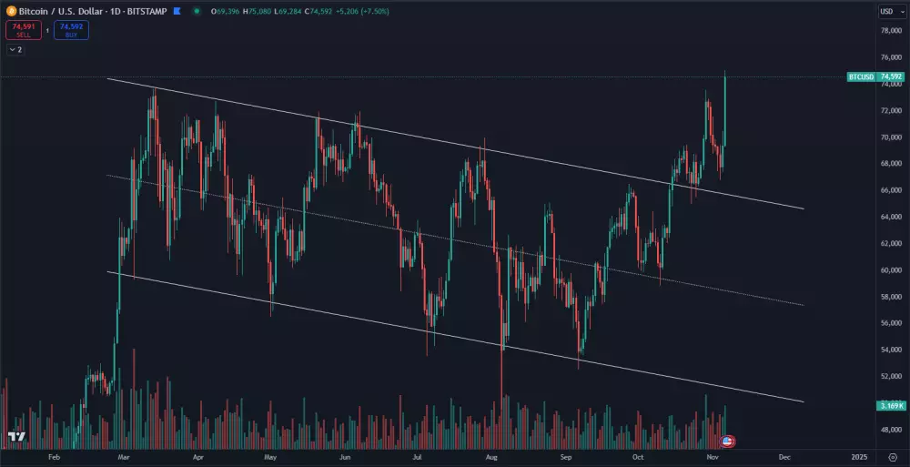 Bitcoin zlomil historické maximum