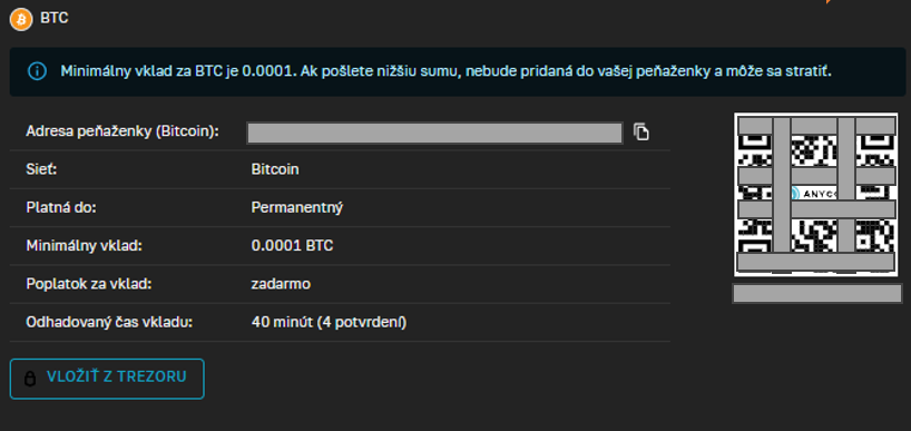 Bitcoinová adresa