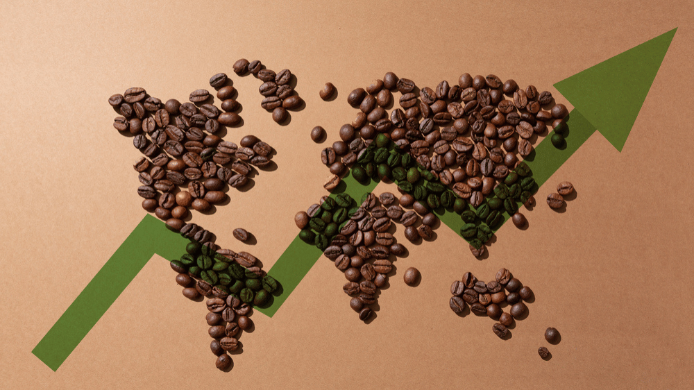 Čo ženie kávy komodít nahor?