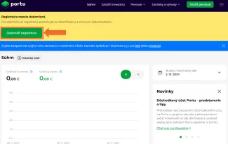 Dokončenie registrácie