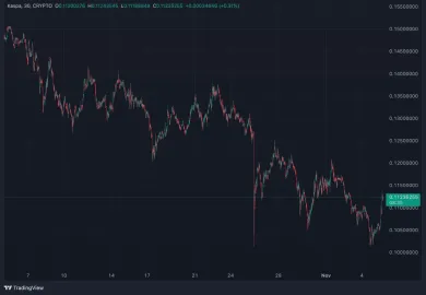 Kaspa má mierne klesajúcu tendenciu