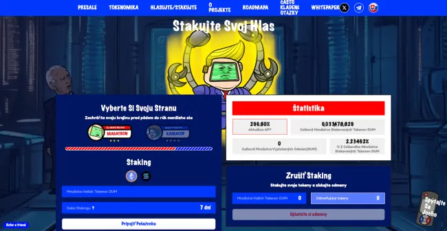 Kryptomena, ktorá stavia na voľbách