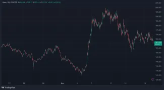 Mesačný vývoj AAVE