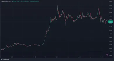 Pohyb ADA za posledných 5 dní