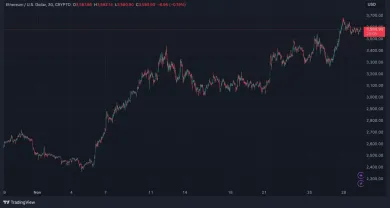 Postupne rastie aj ETH