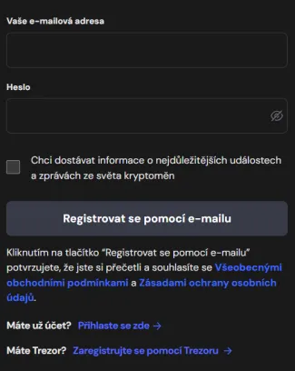 Prihlasovacie údaje