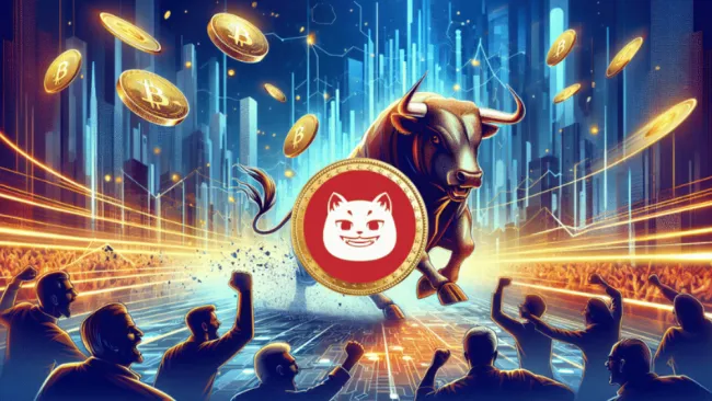 Rast Bitcoinu podporuje CATZILLU