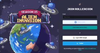 Rollercoin vyžaduje základnú registráciu