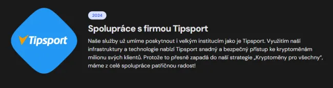 Spolupráca Coinmate so spoločnosťou Tipsport
