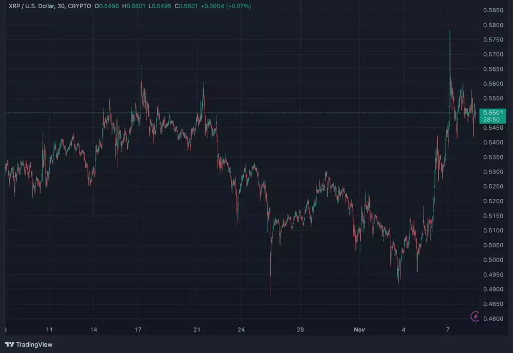 Takto vyzeral posledný mesiac XRP