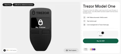 Trezor Model One za 49 eur