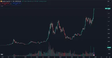 Trhová kapitalizácia Bitcoinu