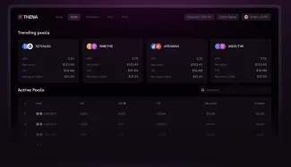 Ukážka platformy Thena