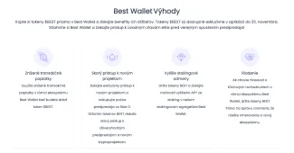Výhody Best Wallet.
