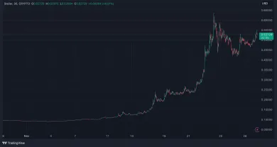 Výrazne porástol aj Stellar
