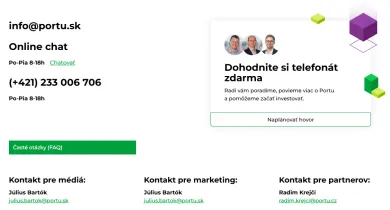Zákaznícka podpora Portu