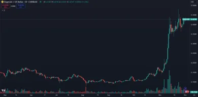 Cena DOGE výrazne stúpla