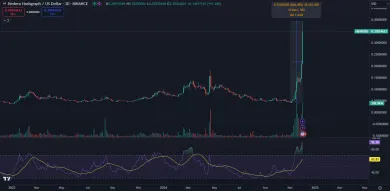 Kryptomena Hedera láme rekordy
