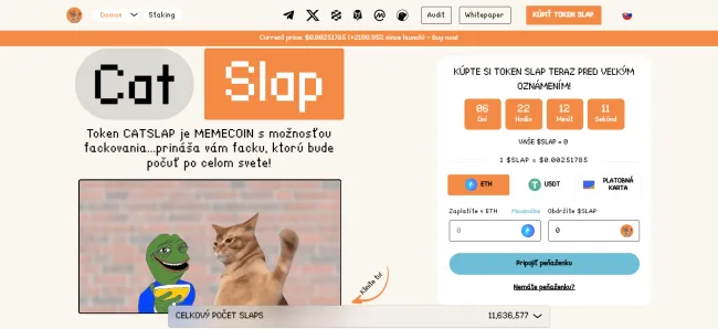 Memecoin CatSlap