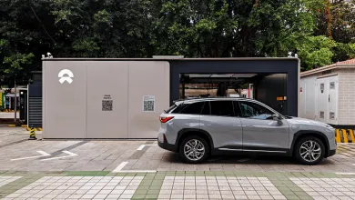 NIO má takéto výmenné stanice